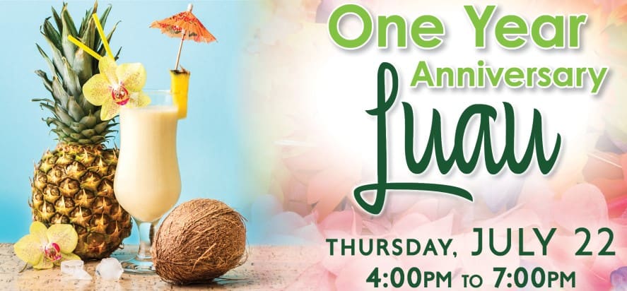 One Year Anniversary Luau | North Bend Traditions | Cincinnati, OH